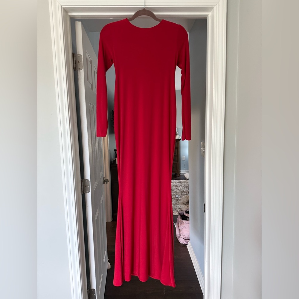 Red club London maternity dress, size 4